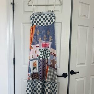 Patchwork Maxi Dress